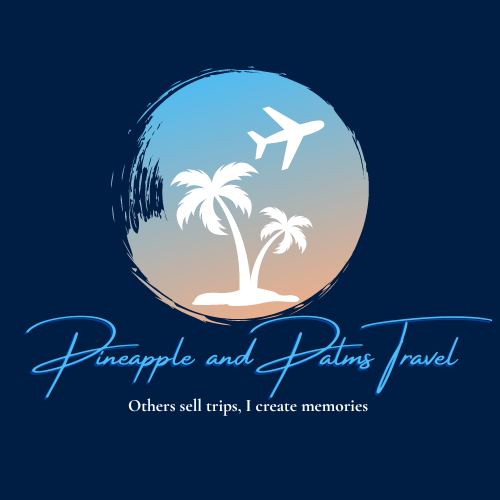 Pineapple and Palms travel agency logo