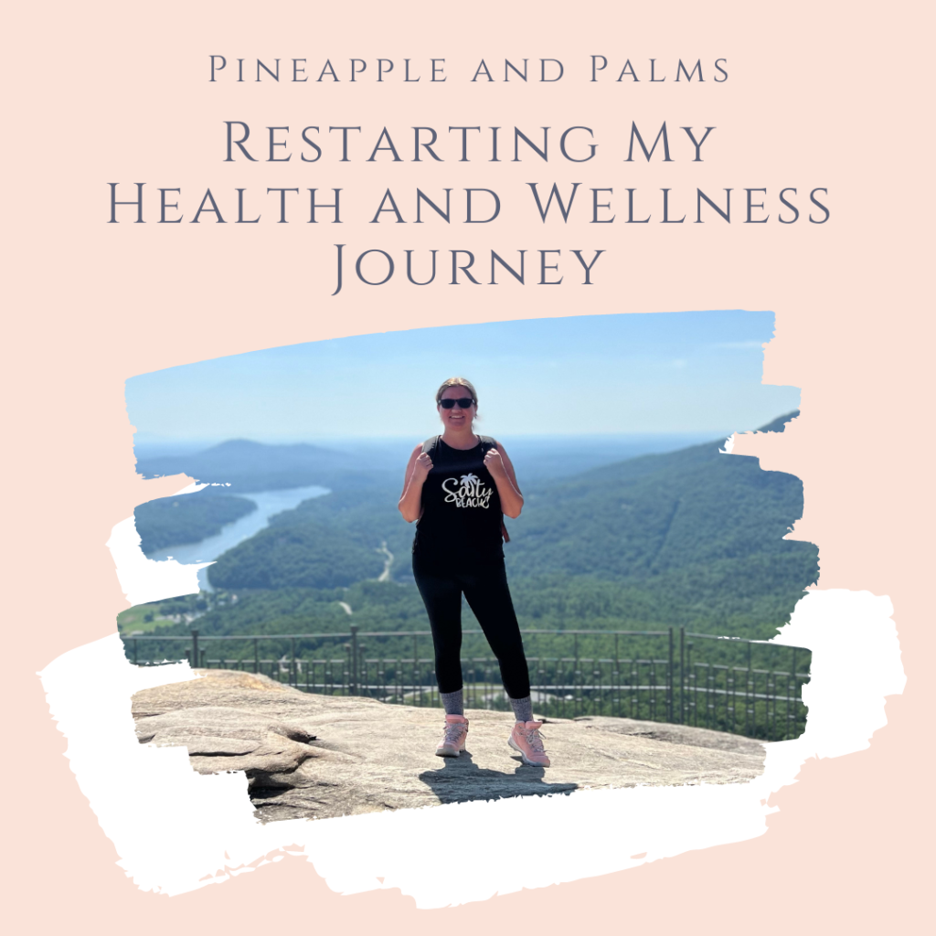 girl on mountain health and wellness journey